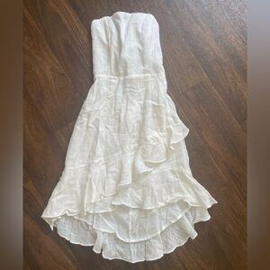 NWT Hello Molly White Dress with Corset back